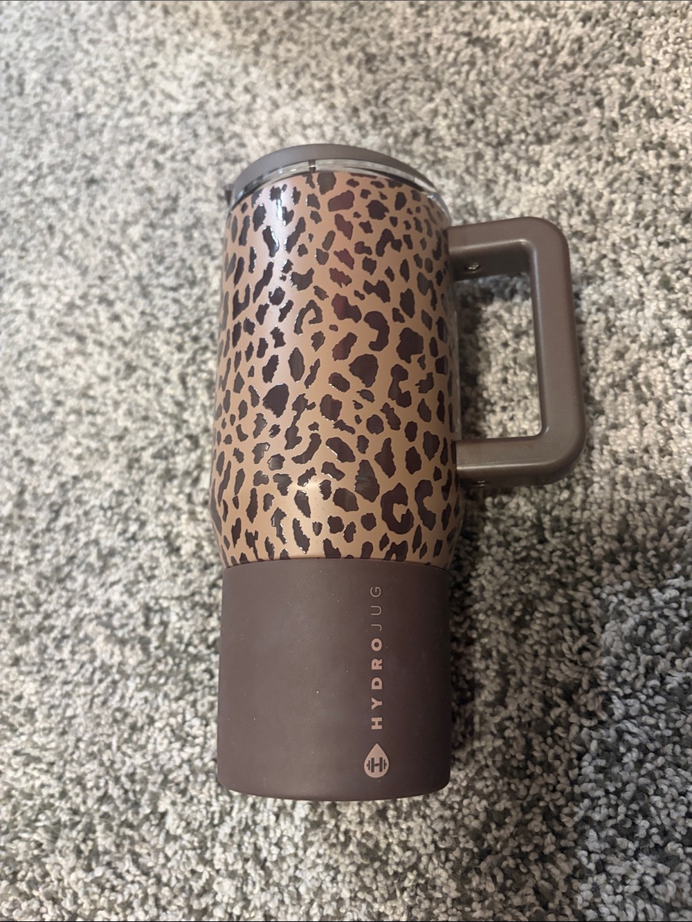 HydroJug Brown Leopard Print Cup 20 oz